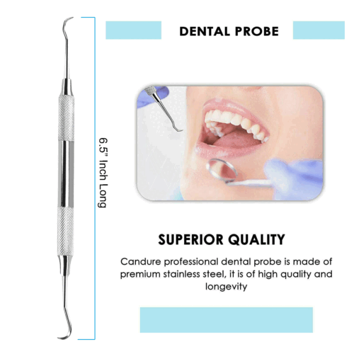 Kit de limpieza dental removedor de placa de hilo dental herramienta de cuidado dental 5 piezas - Imagen 2 de 8