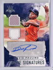 2017 Diamond Kings Rookie Signatures Materials /299 #RS-DP David Paulino MINT