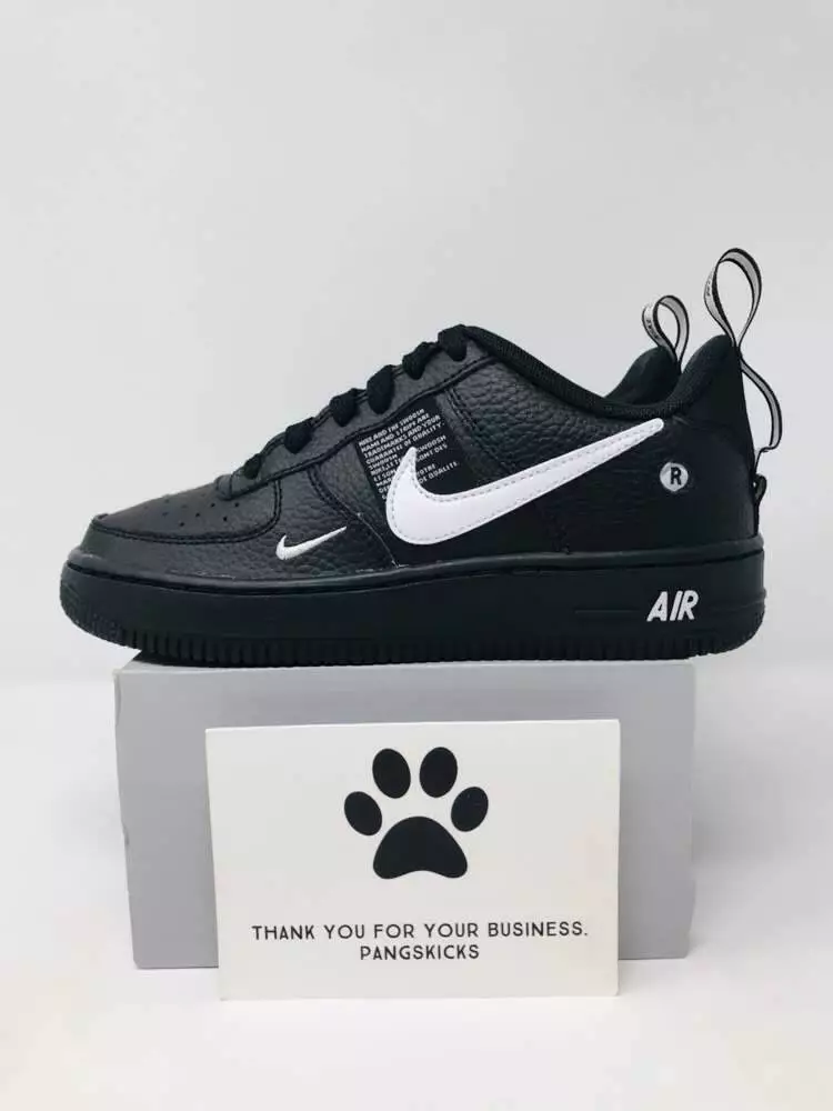 Nike Air Force 1 LV8 Utility 'Overbranding' AR1708-001 GS Size 3.5Y =  Women's 5