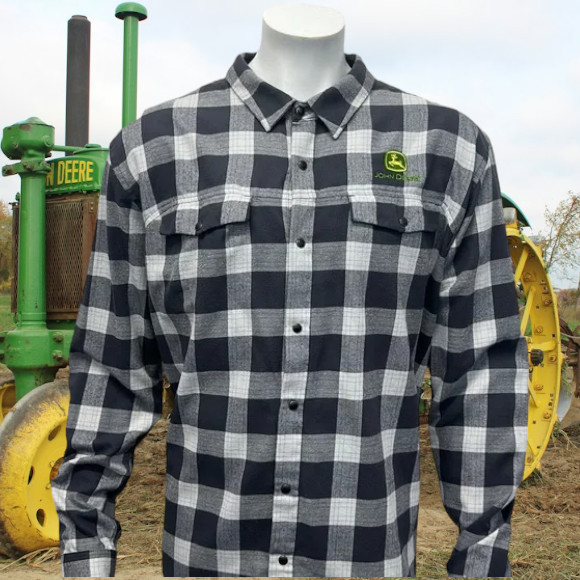 John Deere Stormtech Performance Black White Buff… - image 1