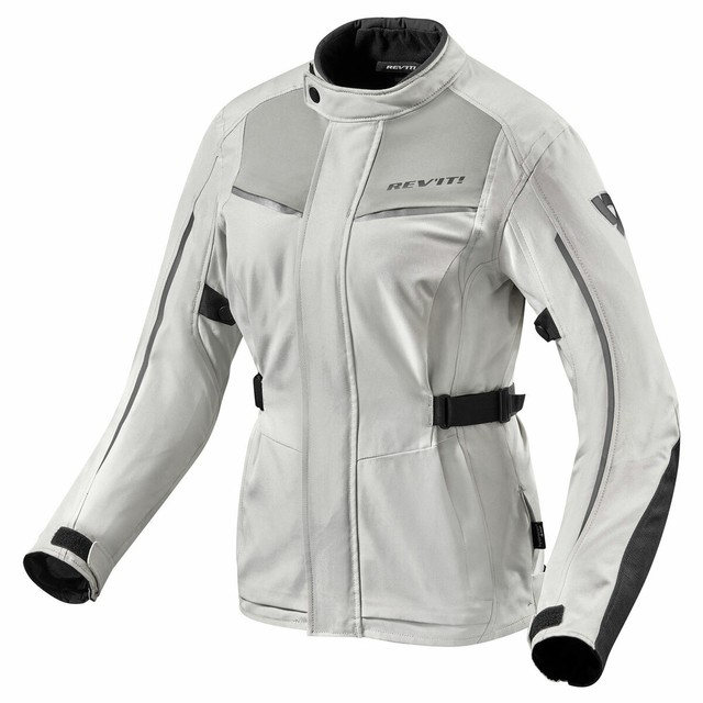 Rev'it Voltiac 2 Ladies Textile Motorcycle Jacket Silver Black | Rev'it! Revit | eBay