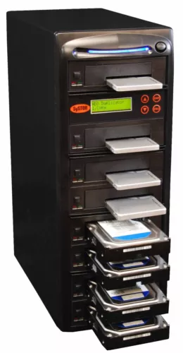 Systor 1:7 SATA 2.5" 3.5" SSD HDD Hard Drive Duplicator & Sanitizer - 5.4GB/Min