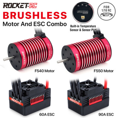 SURPASS HOBBY Rocket-RC Brushless Motor And ESC Combo 60A /90A for 1/10 RC Car