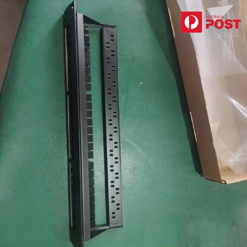 Pass Through Patch Panel 24 Ports Cat6 RJ45 19" Rack Mount Punch Down Keystone