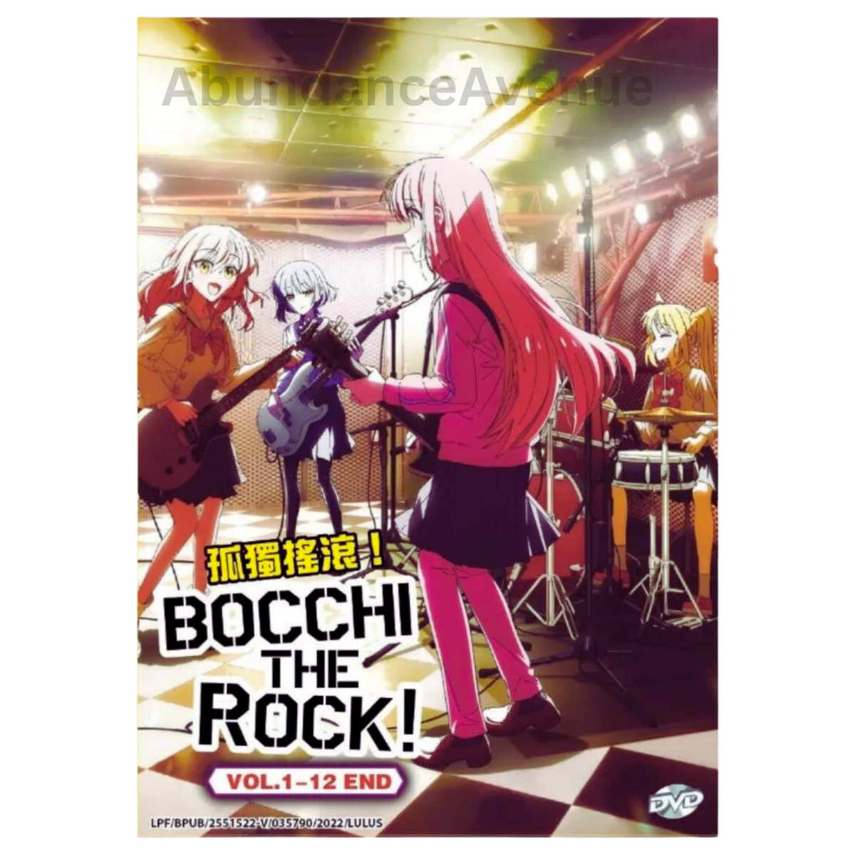 DVD Anime Bocchi The Rock! ( Vol. 1-12 End) English Sub &All