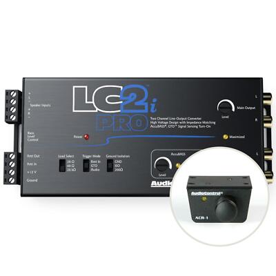 AudioControl LC2i Pro 2 Kanal Active Line Out Konverter Akkubass mit ACR-1