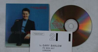 Gary Barlow Love Won't Wait UK Cardcover CDSingle 1997 + Reply Card Take That