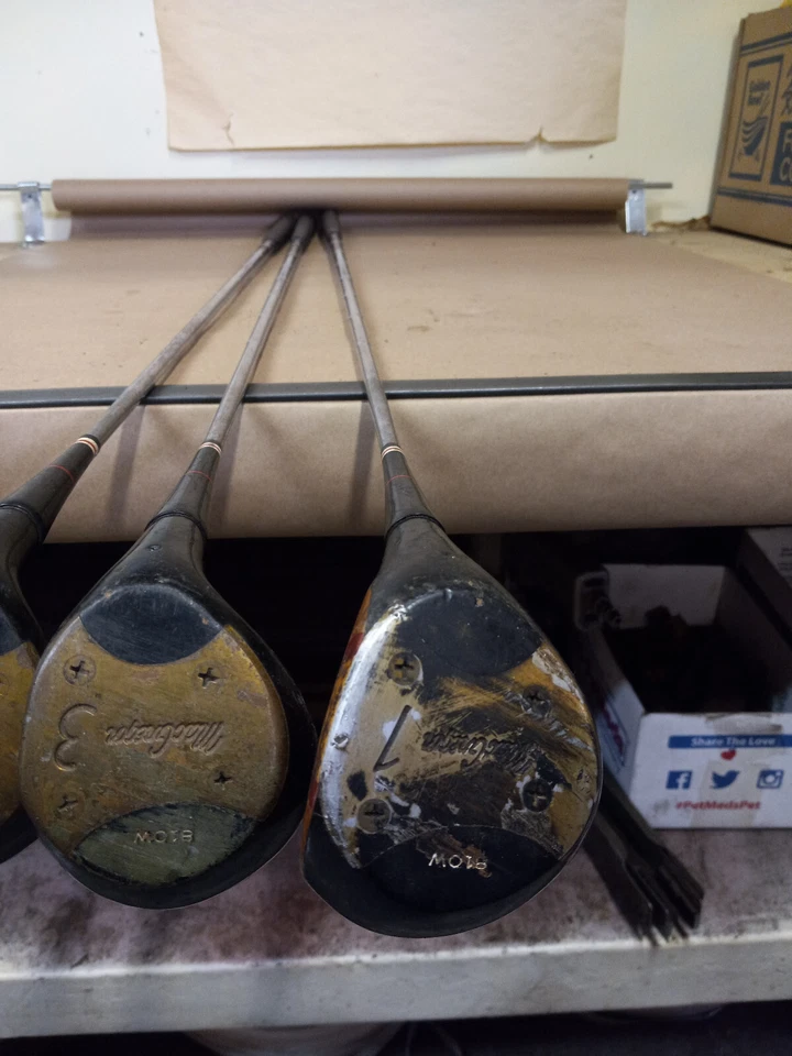 MacGregor Jack Nicklaus Supreme Wooden 1,3, and 4 golf clubs - Image 3 of 4