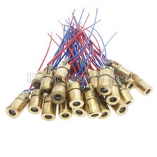 5PCS 650nm 5mW Laser Red Dot Module red laser sight laser diode laser pointer