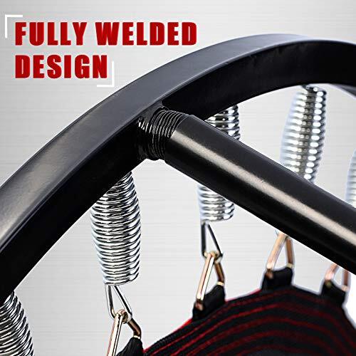 40" Folding Mini Fitness Indoor Exercise Workout Rebounder Trampoline with - Picture 5 of 6
