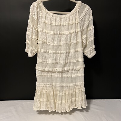 GB Girls Large Cream Lace Dress - Fully Lined | eBay