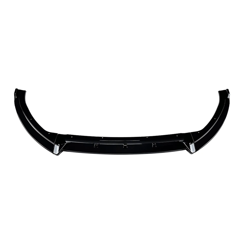 Front Bumper Spoiler Splitter Lip For Ford Focus ST MK3.5 2015-2018 16 17 Black - Image 2 of 4