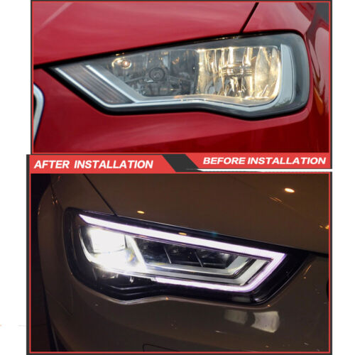 LED DRL Sequential Projector Headlights Assembly for AUDI A3 8V S3 2013-2016 - Bild 6 von 20
