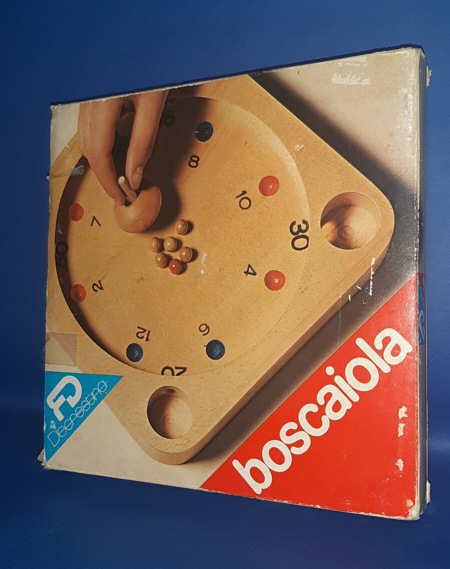 Roulette Vintage Tirolese In Legno Vintage Boscaiola Decrestina