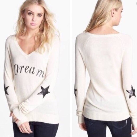 sequin star sweater