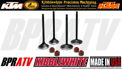 13-18 KTM 450 SX-F SXF 450 Kibblewhite Intake Valves Exhaust Valve Kit RED Seals