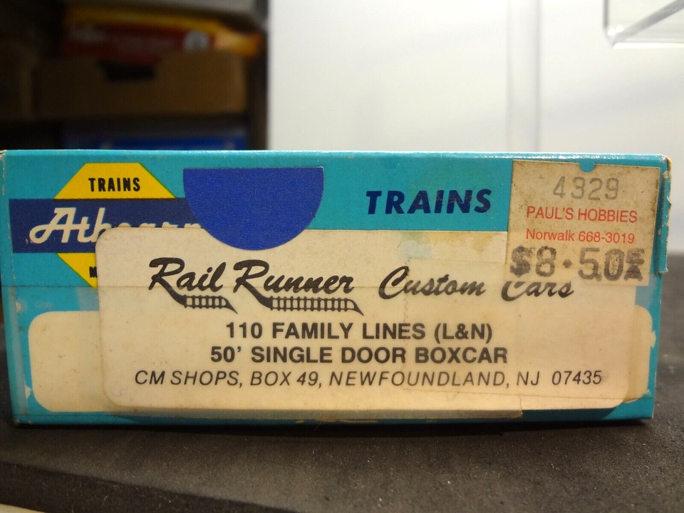 ATHEARN (RAIL RUNNER) HO SCALE L & N 50' BOX CAR KIT NEW L9 eBay