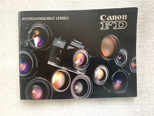 Canon FD Interchangeable Lenses customer sales brochure-GENUINE ORIGINAL