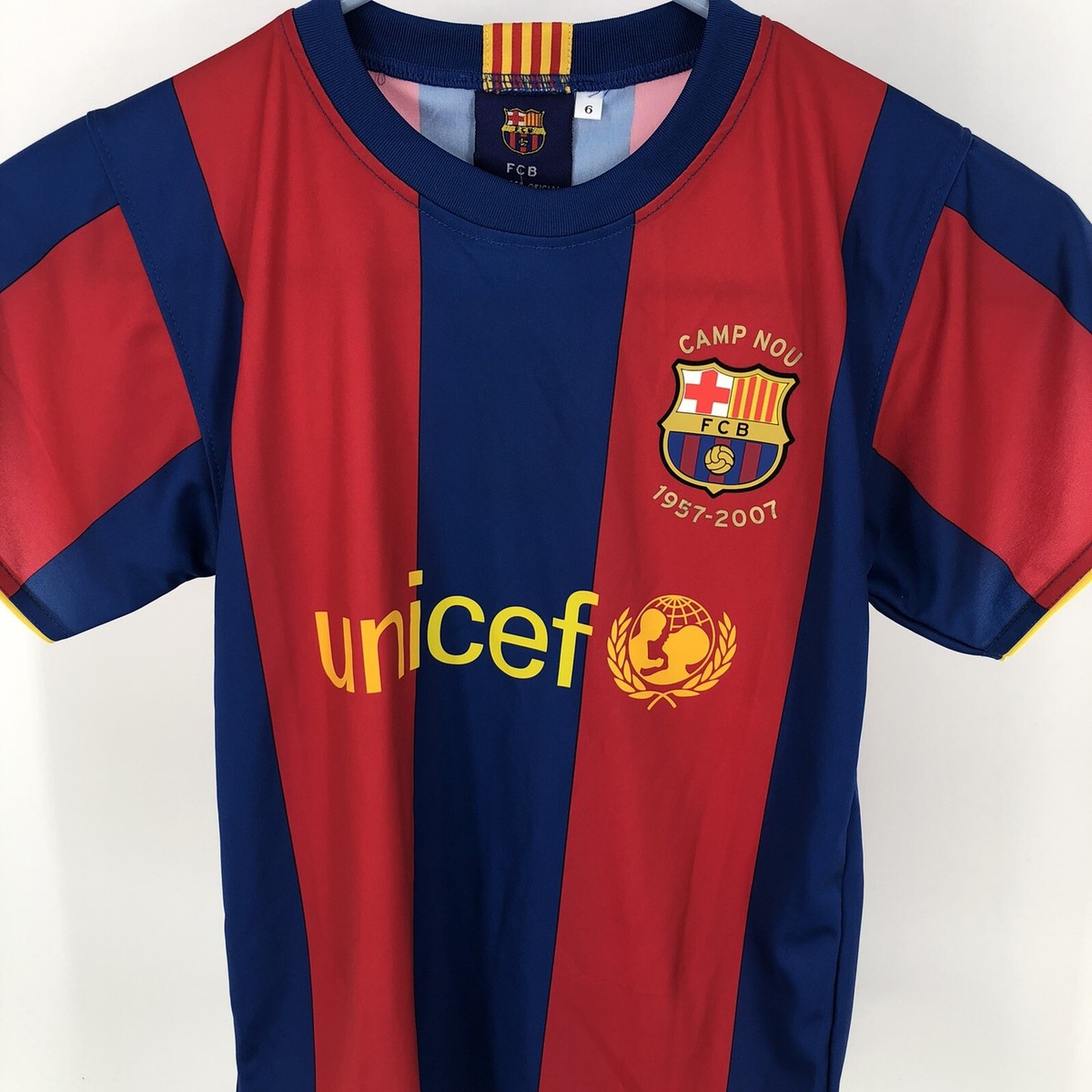 現地購入品】FC Barcelona Tシャツ 赤/青 現地購入品】FC Barcelona T