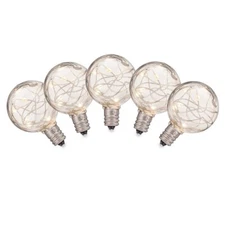 G40 LED Fairy Light Bulbs | 12 Pack of C7 Lights