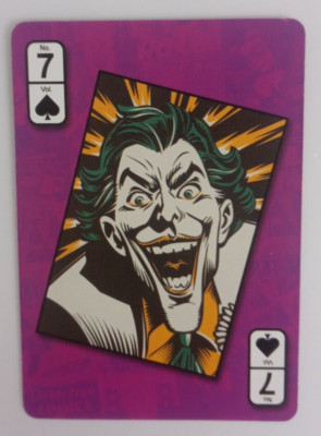 DC Comics Retro Joker Playing Card 7 Spades