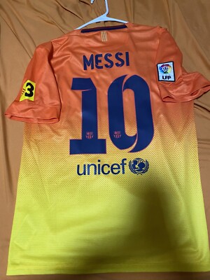 2012/13 Fc Barcelona away Messi jersey | eBay