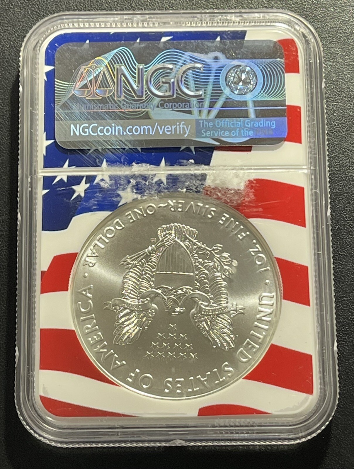 American Silver Eagle 2020 One Ounce Silver Coin NGC MS70New Year's