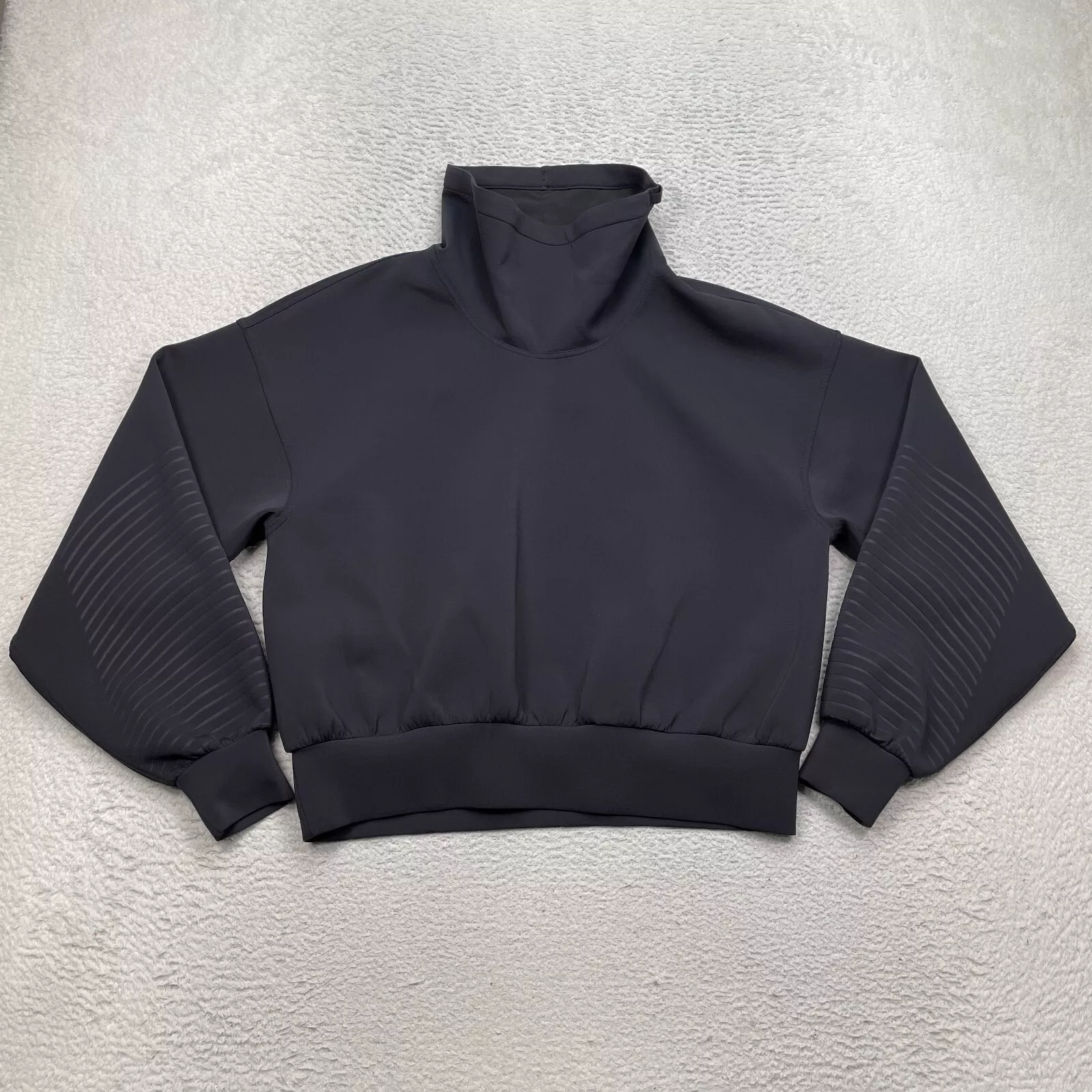 lululemon full flourish athletic pullover mock neck sweatshirt