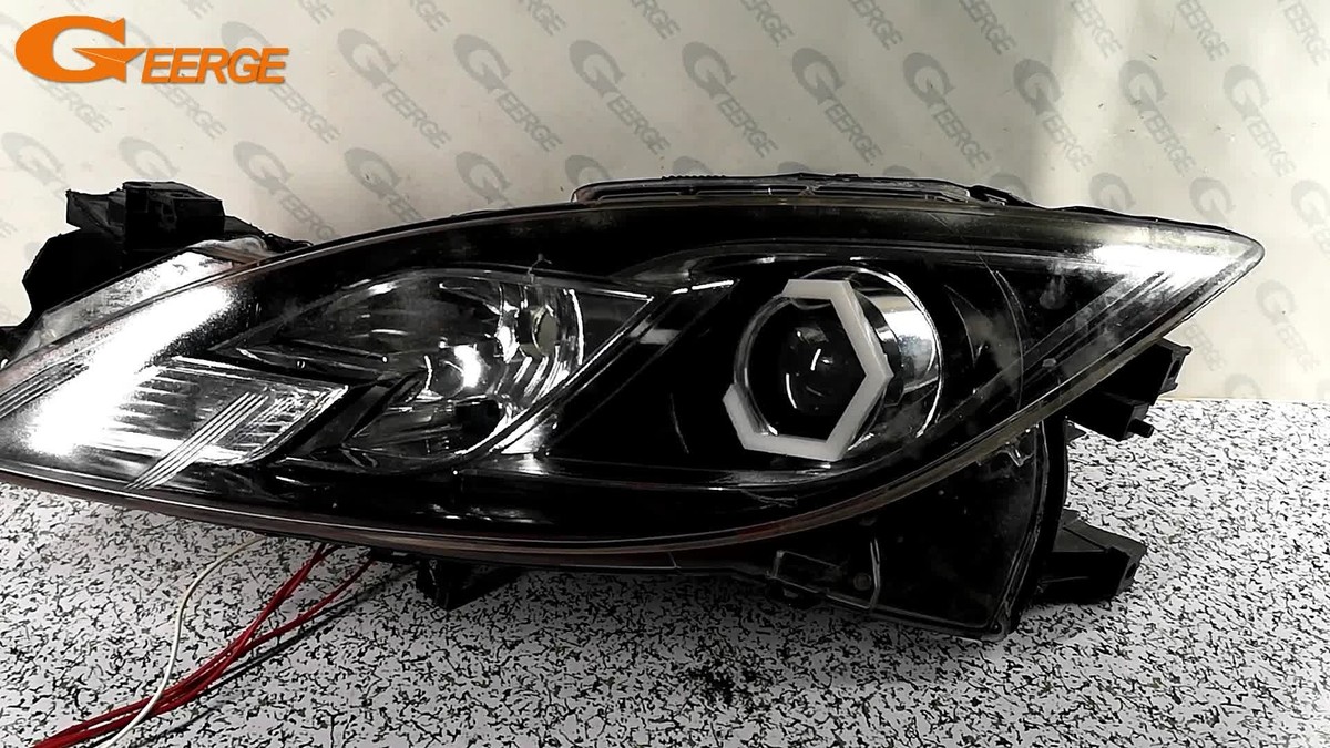 For Mazda 6 Mazda6 Atenza GH MK2 Ultra Bright Hex LED Angel Eyes