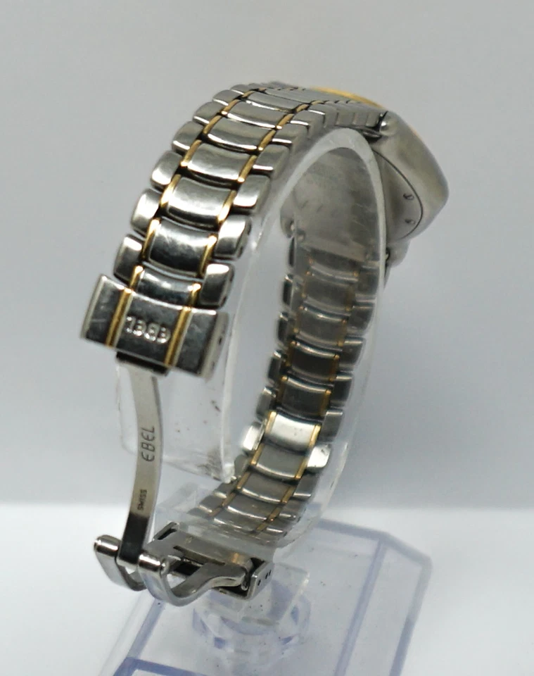 Reloj de pulsera Ebel 1911 para dama de oro de 18 quilates (bisel de oro de 18 quilates, esfera de perlas, #18K-750) Foto 4 de 4