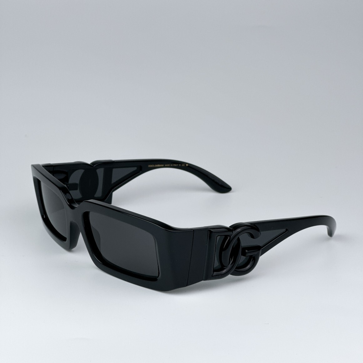 D&G DG6197 501/87 BRAND NEW Sunglasses Black Dark Grey Rectangle Unisex D&G Men AUTHENTIC Sunglasses Black Dark Grey Rectangle  main image 2