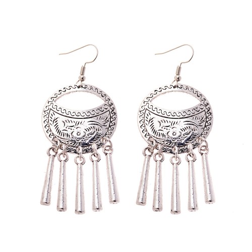 New Bohemia Ethnic Hook Multi-style Flower Women Long Tassel Earring Gypsy Style - Picture 19 of 36