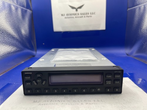GARMIN GTX 330ES MODE S ADS-B TRANSPONDER P/N 011-00455-60 WITH FORM FAA 8130-3