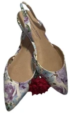 CHRISTIAN SIRIANO for Payless Women's Flat Shoes Betty Floral Size 6 1/2 wide