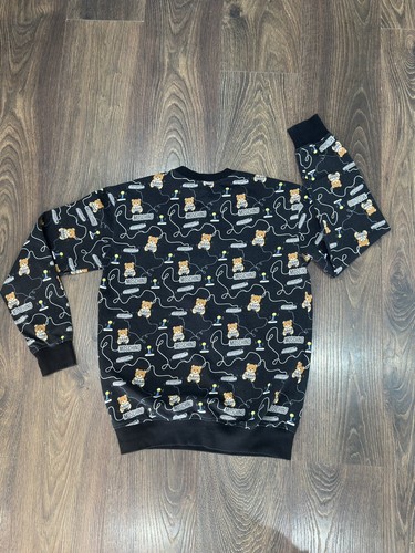 Boys Moschino Jumper Sweatshirt Teddy Age 14 Years - Picture 2 of 9