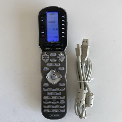 URC Genesis MX-900 Universal Programmable Remote Control With USB Cable Working
