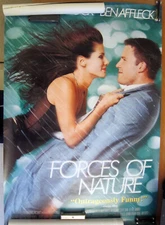 Forces of Nature Poster Sandra Bullock Ben Affleck 39x27