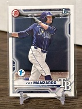 2021 Bowman Draft Kyle Manzardo Cleveland Guardians 1st Prospect card #BD-191