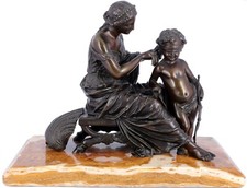 Alfred Louis Habert, France. Bronze Figurine Venus and Cupid, Sotheby's, 2007 537