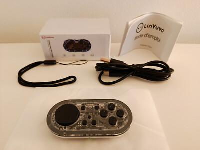 LinYuvo Mini Wireless Controller - Switch, PC & Android   Kompakt, LED, 8h Akku!