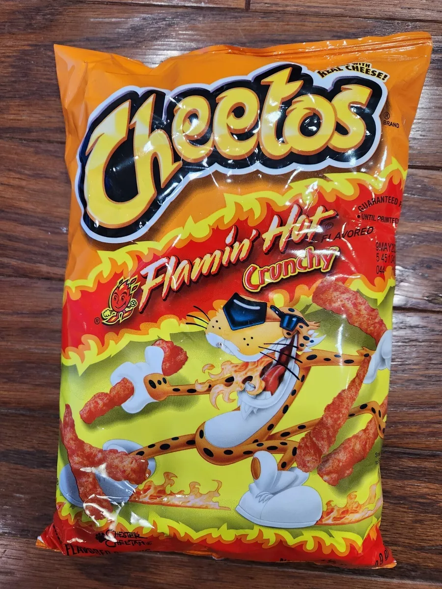 Cheetos Cheetos Crunchy Cheese Flavored Snacks Flamin' Hot Flavored 8 1/2  Oz