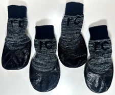 RC Pet Products Sporty PAWks Dog Socks Paw Protection - L Charcoal Heather