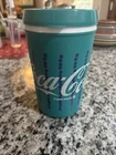 Vintage Coca Cola Coke Travel Mug Teal Purple 22oz.