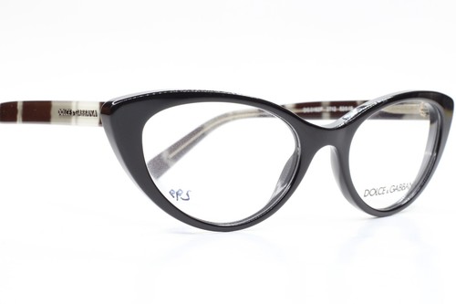 Occhiali da vista Dolce & Gabbana DG3162P 2712 nero grigio design lusso Italia 52-18 mm - Foto 3 di 9