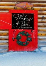 DECORATED RED DOOR RELIGIOUS INSPIRATIONAL CHRISTMAS CARD by DAYSPRING (11)