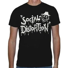 Social Distortion T shirt Tee Logo punk rock Hardcore music sm - 5XL 