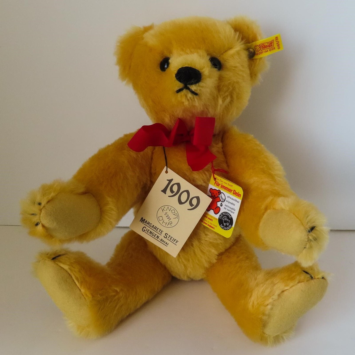 Steiff ゴールデンレトリバー　Rico ゴールデンドゥードルのベルノ 26cm | ドイツ最高級テディベアの