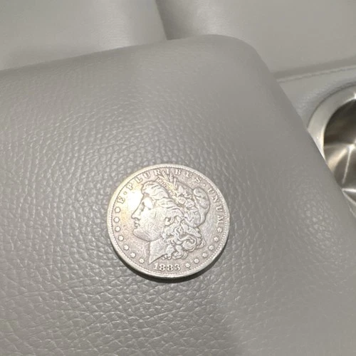 1883 Morgan Silver Dollar $1 Coin Circulated 0.9 Fineness Silver