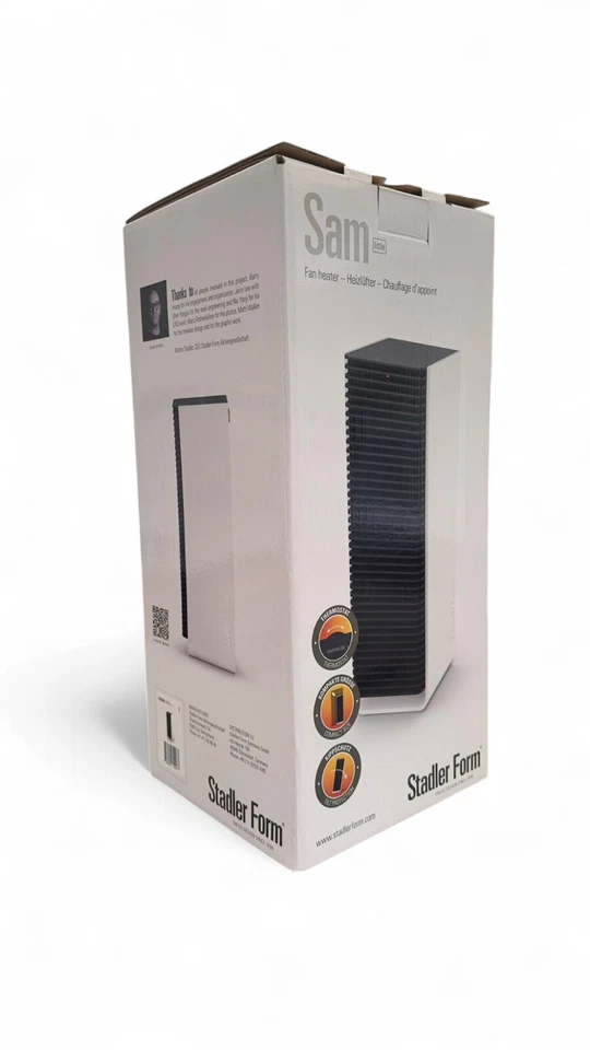 Calentador Torre Stadler Form 1500W Sam Little Ventilador Calentador 2 Niveles Foto 2 de 4