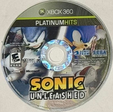 Sonic Unleashed Platinum Hits Microsoft Xbox 360 - Disc Only